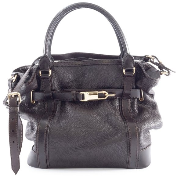 Burberry Leather Handbag 3801215 Brown Women's BURBERRY - Picture 1 of 16